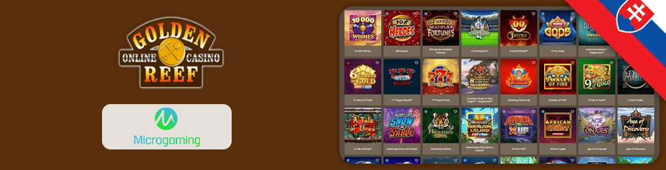golden reef casino hry a softvér