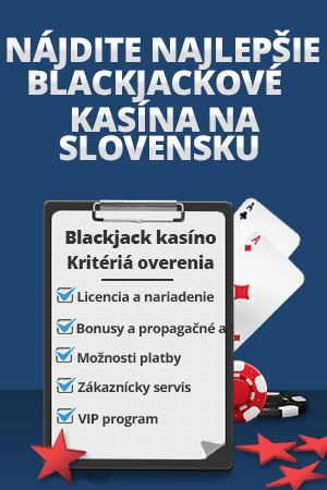 najdite najlepsie blackjackove kasina na slovensku